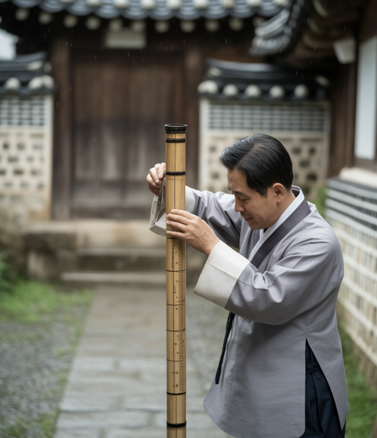 비의 깊이를 재는 자&amp;#44; &lsquo;주척&rsquo;