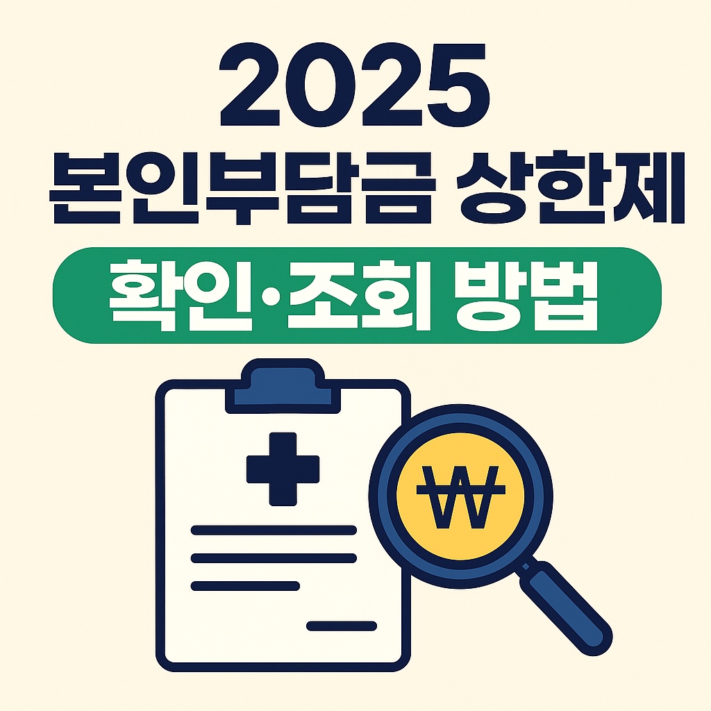 2025 본인부담금 상한제 확인&middot;조회 방법 총정리