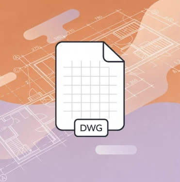 DWG 파일 예시 일러스트