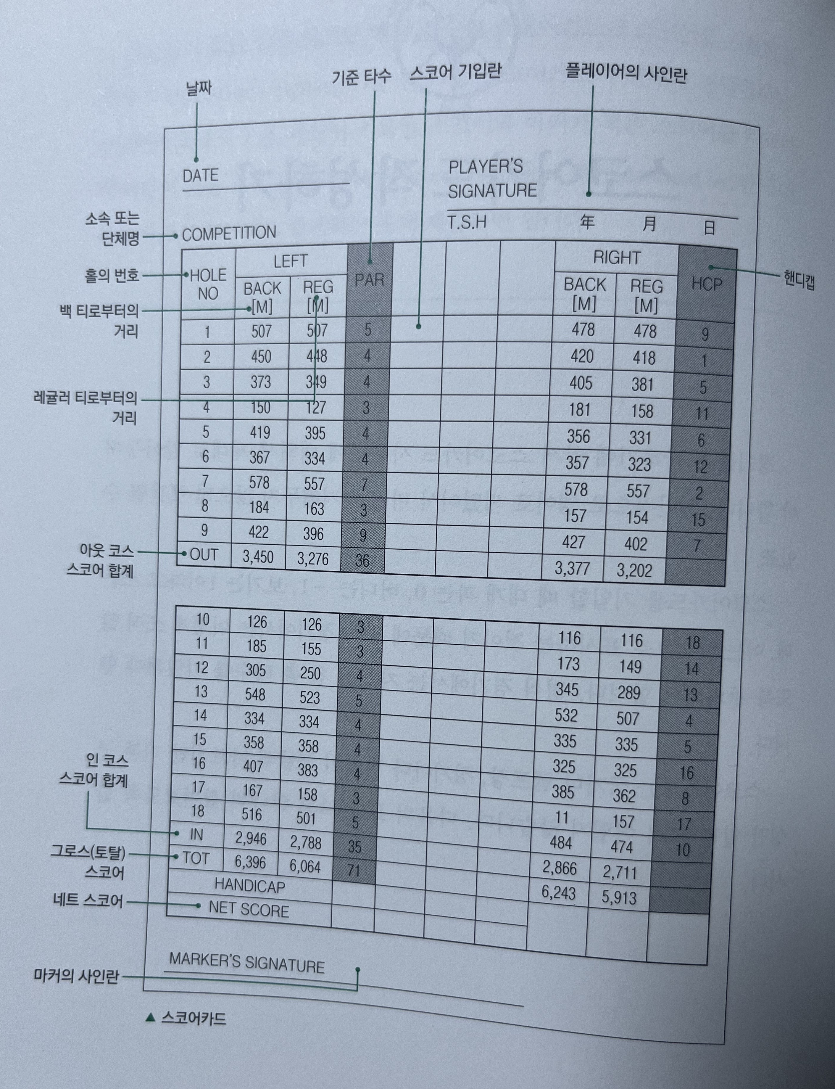 스코어 카드