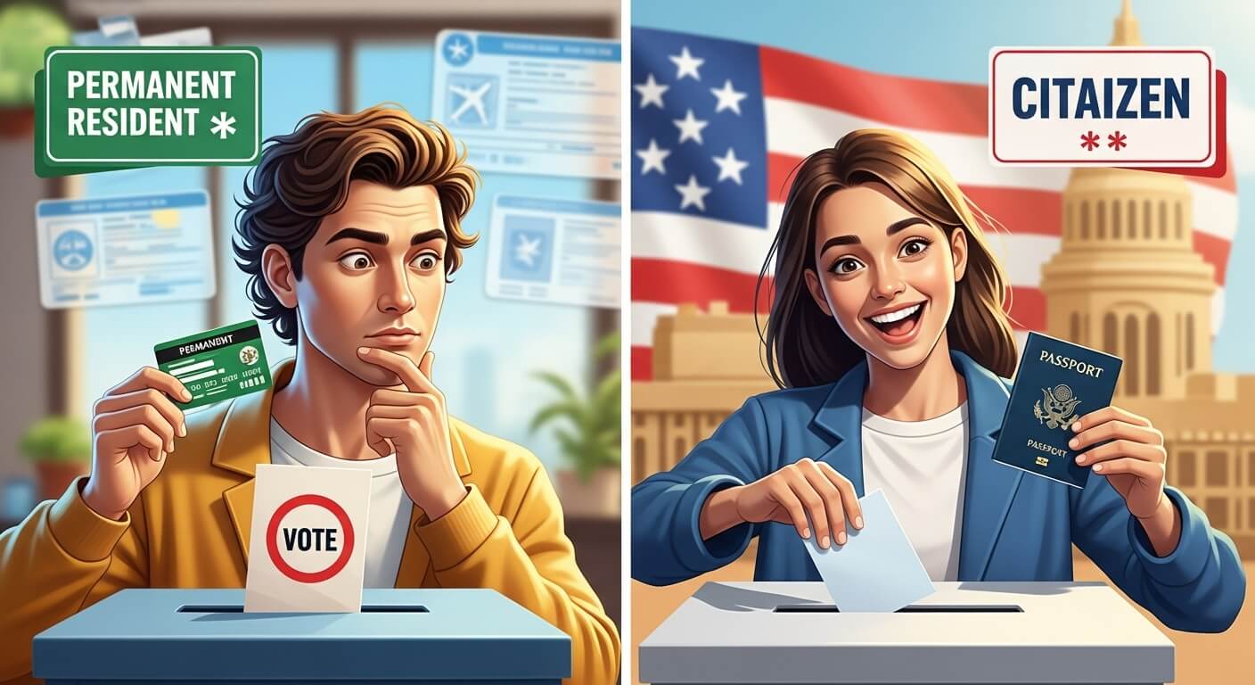 영주권과 시민권의 차이