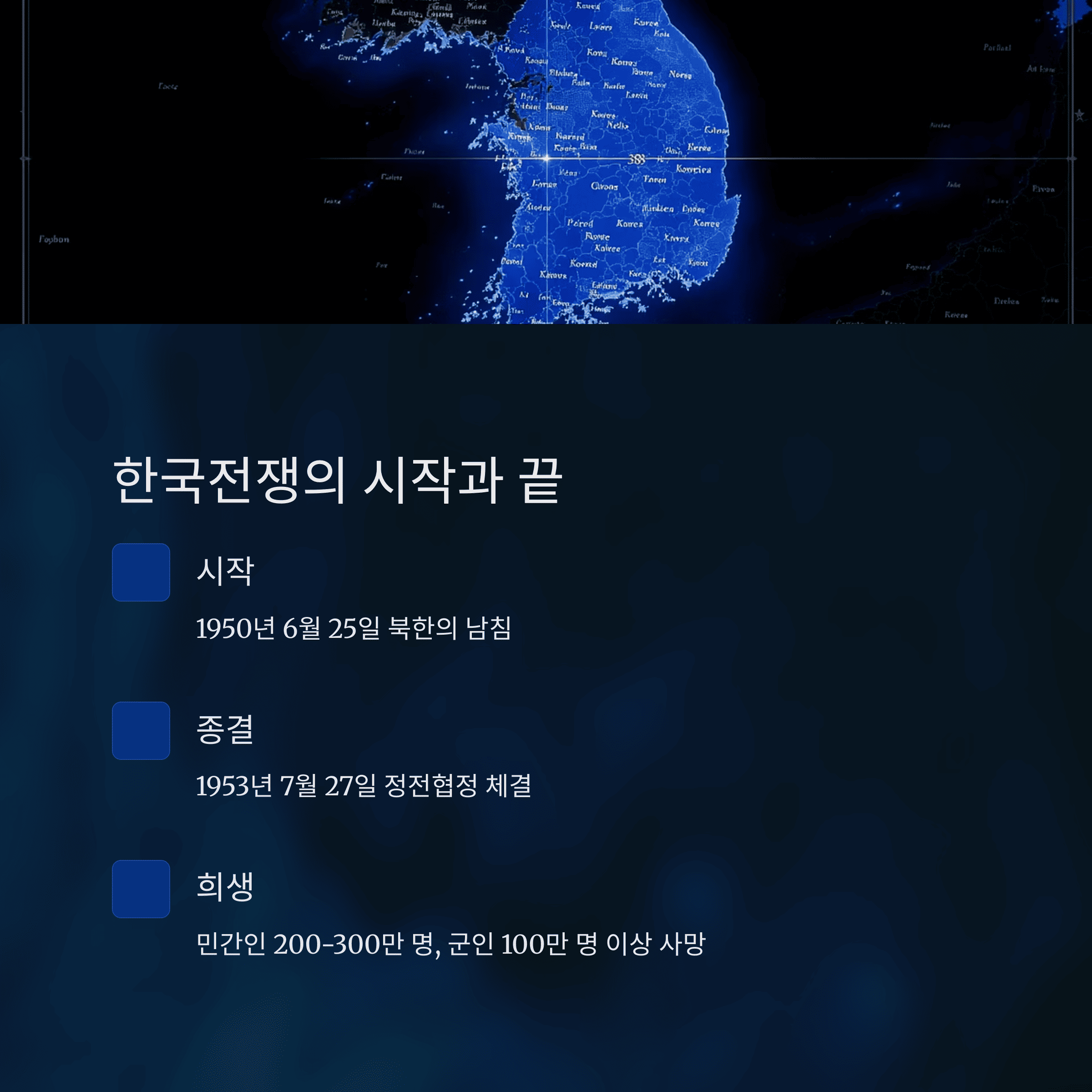 한국전쟁-기간-개요