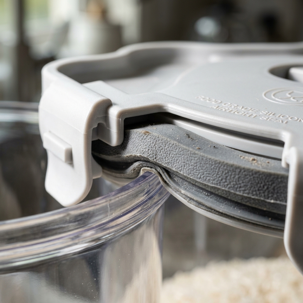 쌀통 고르는법 뚜껑 패킹 쌀벌레 방지