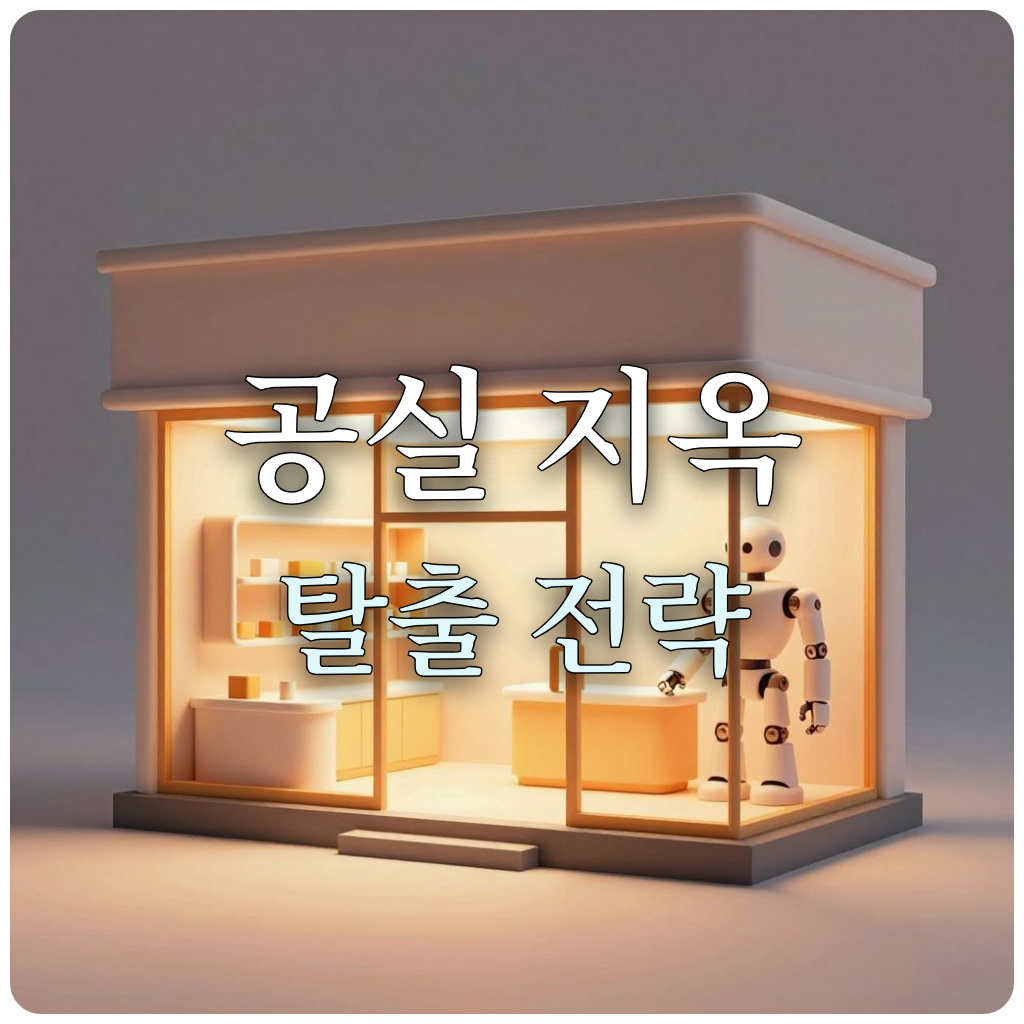 빈 상가가 무인 매장으로 탈바꿈하는 희망적인 3D 렌더링