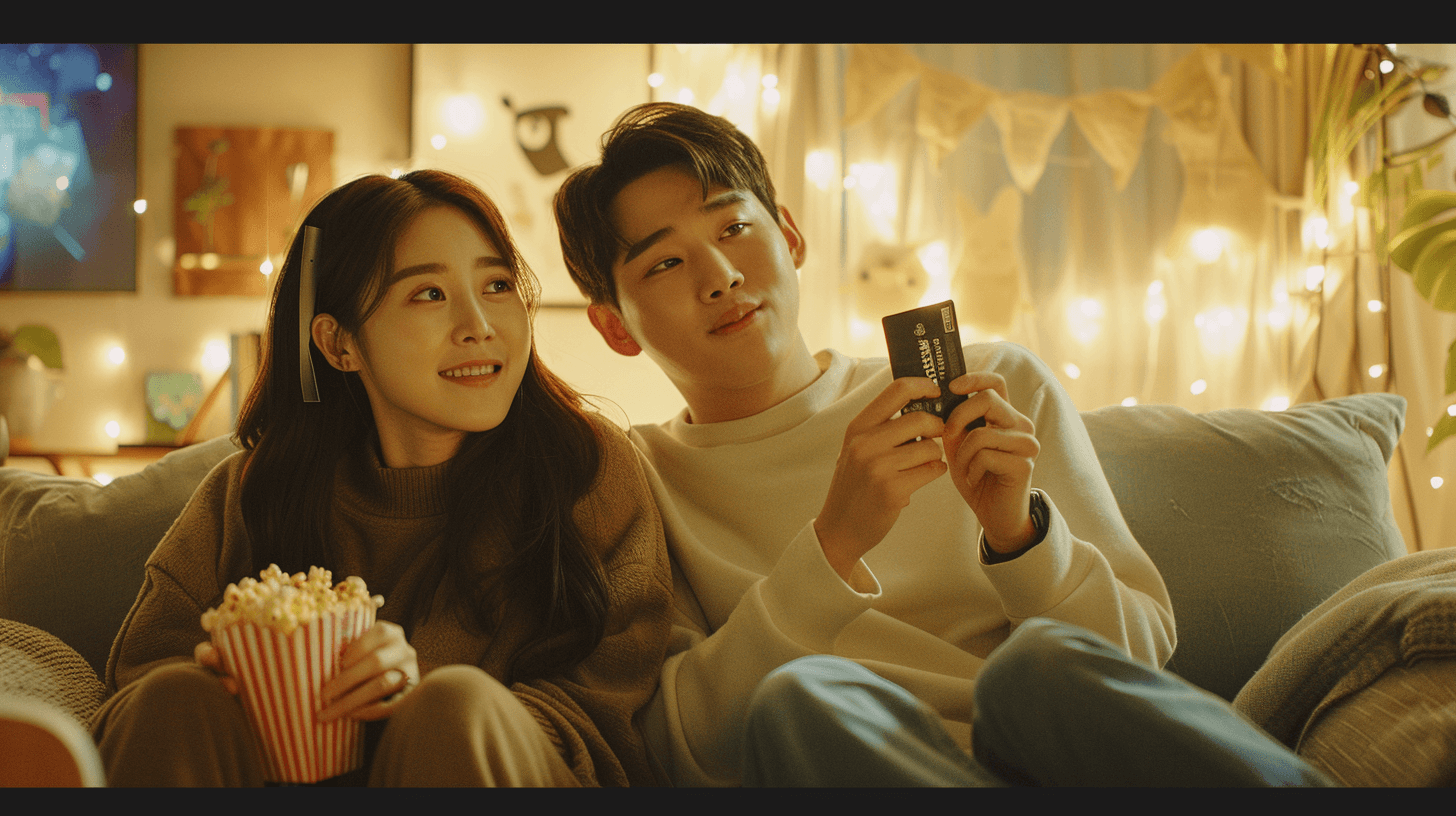 즐거운-모습의-커플-이미지