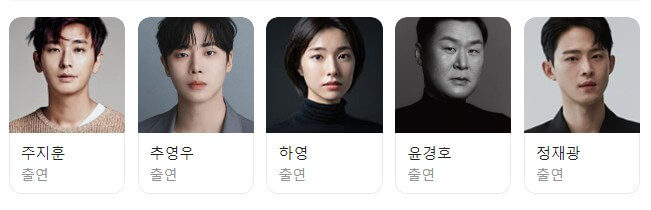 중증외과센터-출연진-사진입니다.