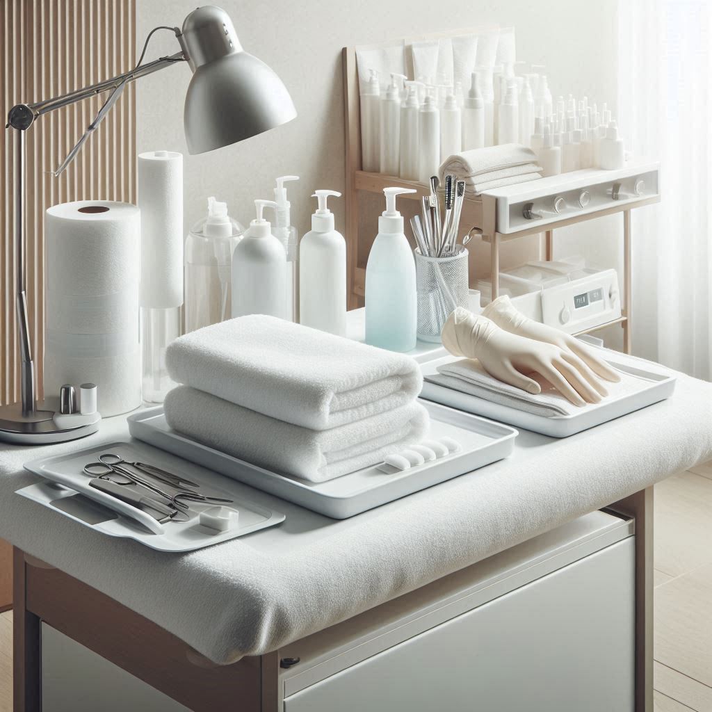 피부,체형관리 샵 배경