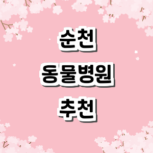 순천시 동물병원