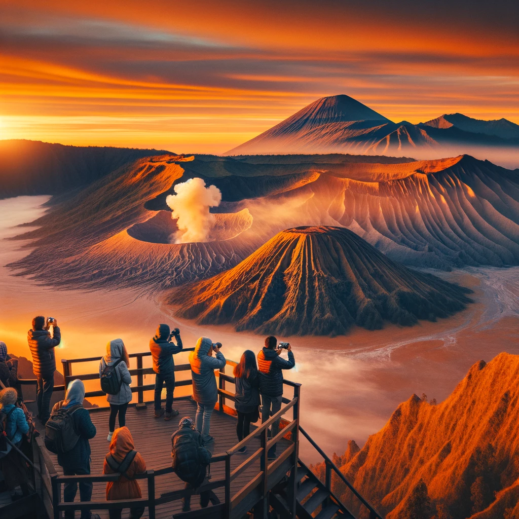 브로모 화산 일출 투어 사진