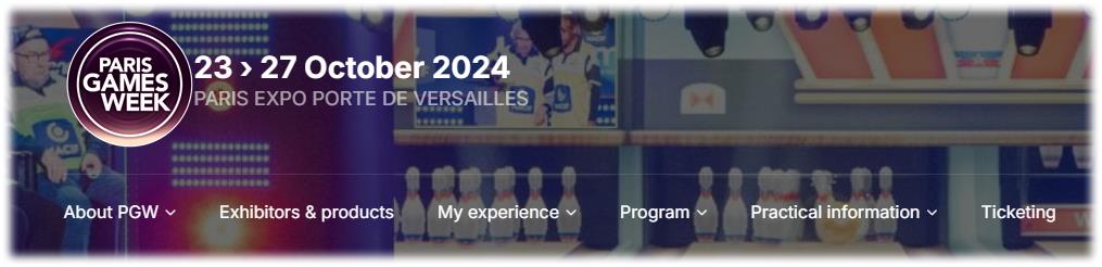 2024 파리 게임 위크 홈페이지 가기