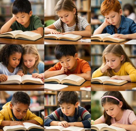 책을 읽는 아이들