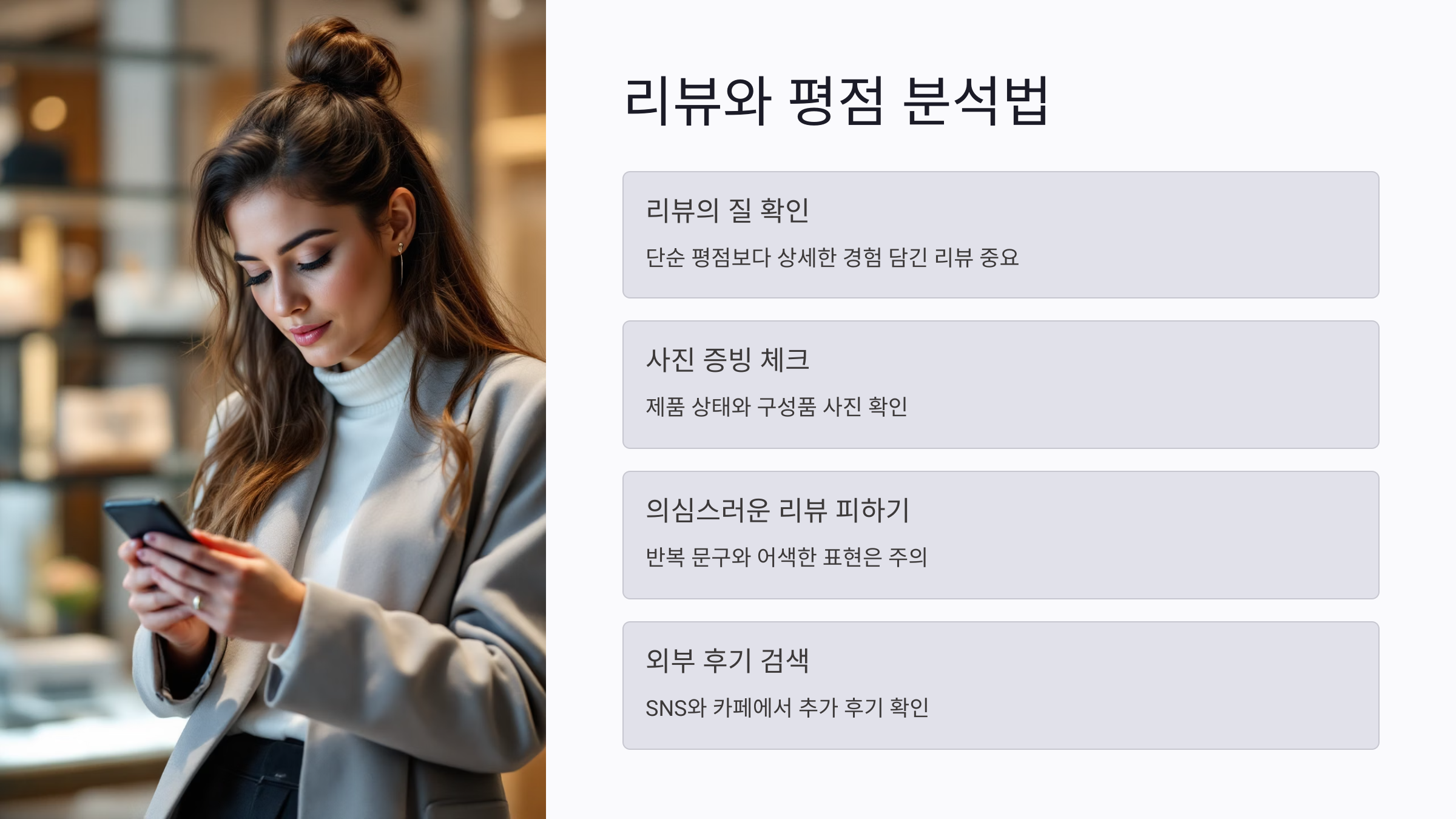 중고 명품 쇼핑몰 리뷰와 평점, 어떻게 분석할까?