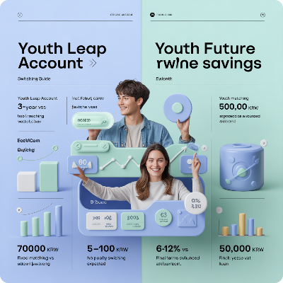 청년도약계좌 청년미래적금 갈아타기 이미지
