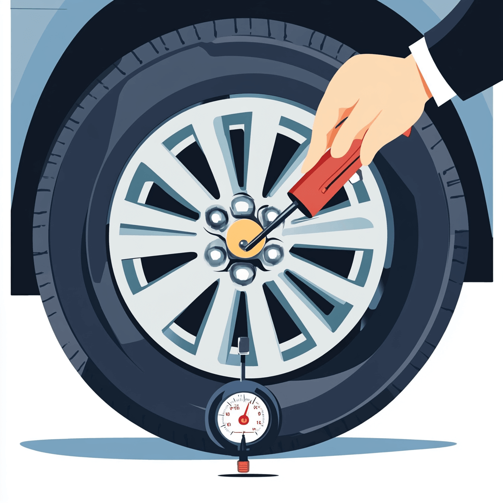 적정 공기압 체크