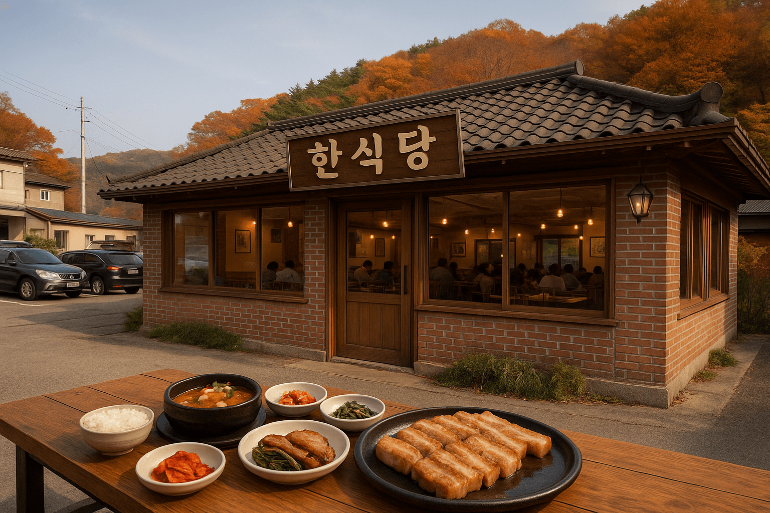 화담숲 내부 식당 풍경 살펴보기