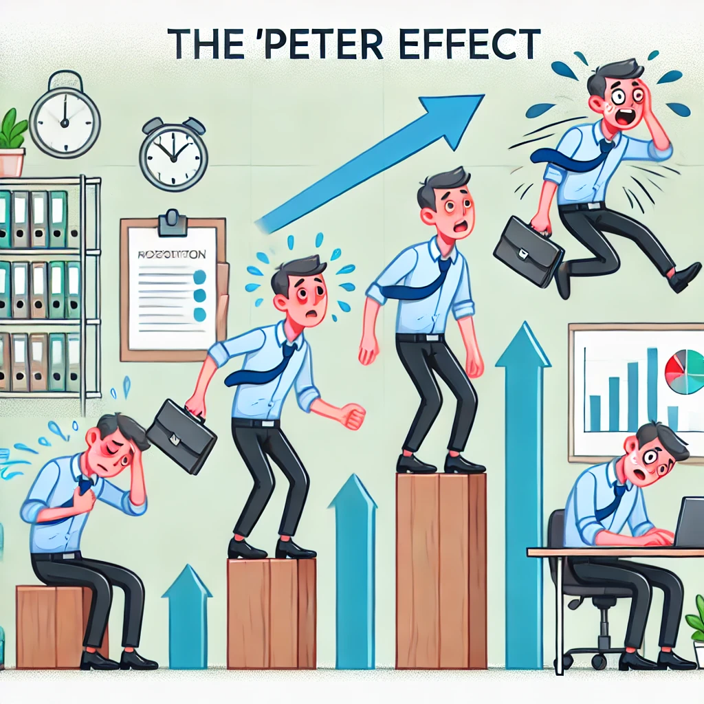 피터 효과(Peter Effect)와 그 사례들 - 1. 피터 효과의 정의와 발생 원인