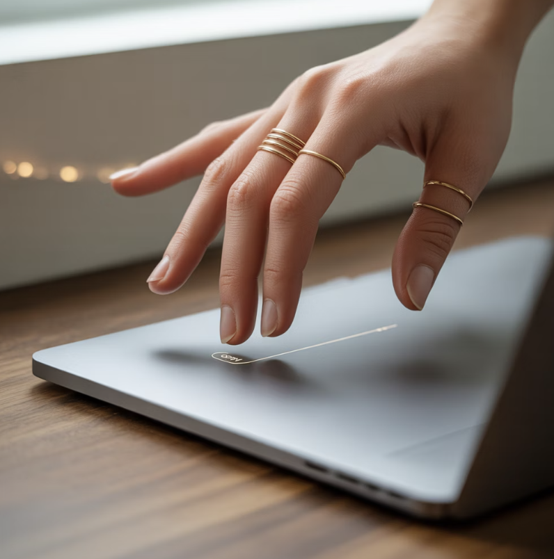 3. 세 손가락의 마법, '드래그 활성화'