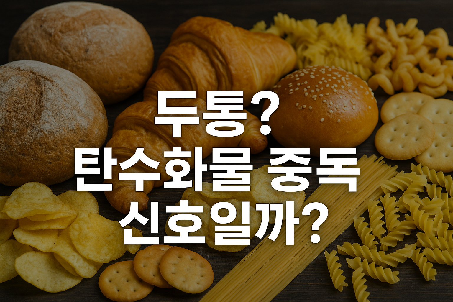 탄수화물 중독 증상 총정리