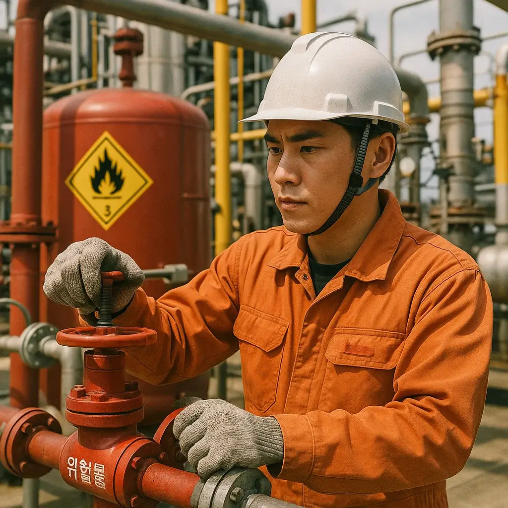 위험물기능사 자격증 활용 분야를 설명하는 인포그래픽