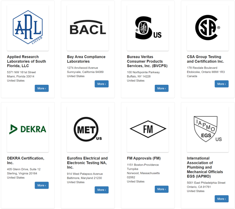 NRTL 공인시험소
