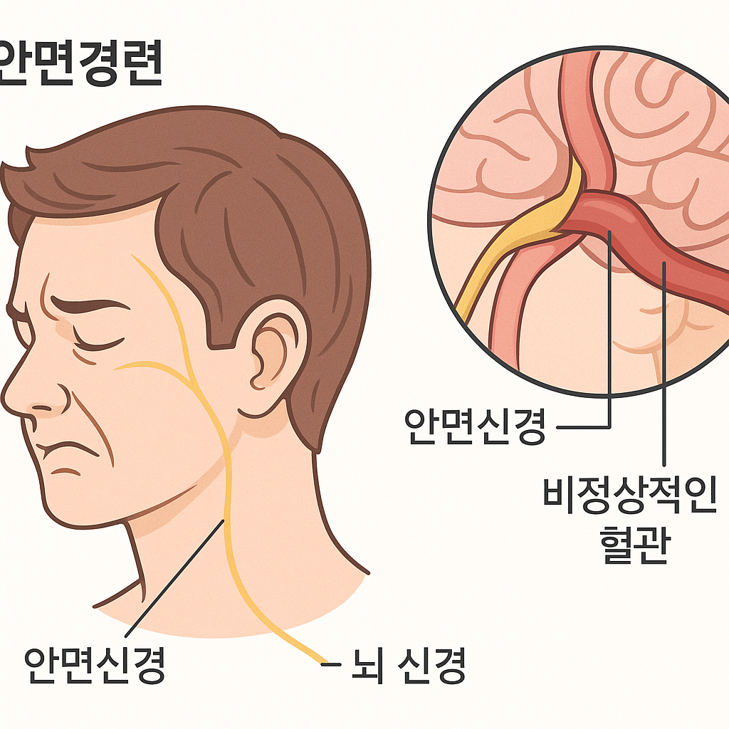 안면경련 예방 치료 식단과 생활습관