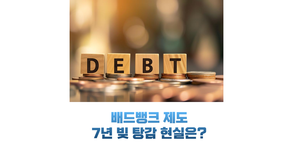 7년 빛 탕감해주는 배드뱅크 제도