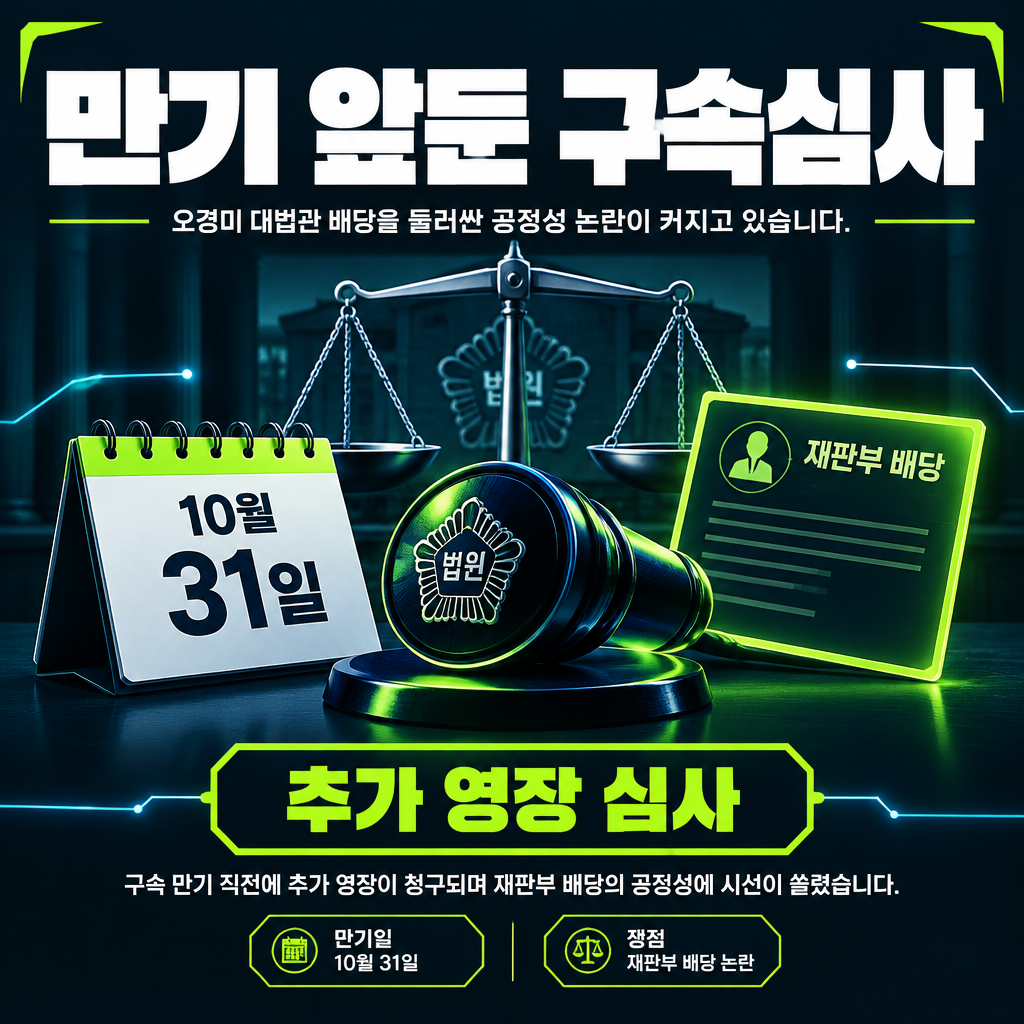 만기 앞둔 구속심사