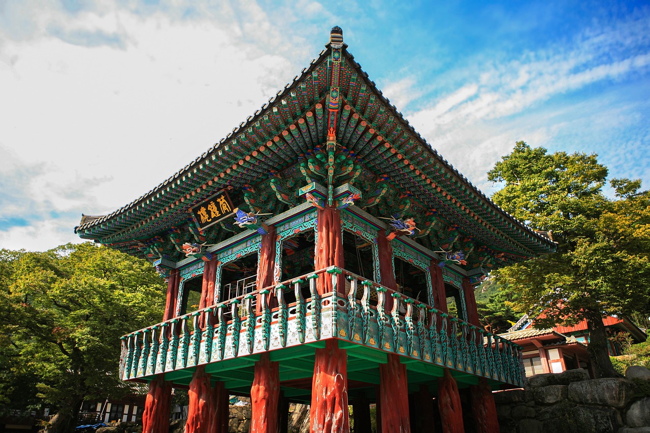 한국 절 이미지