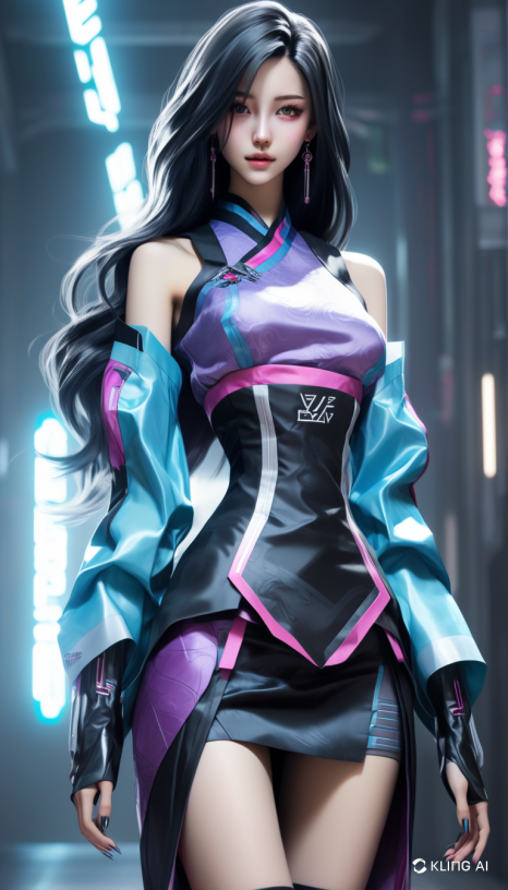 Runway AI 소개 및 생성이미지 - 사이버 한복