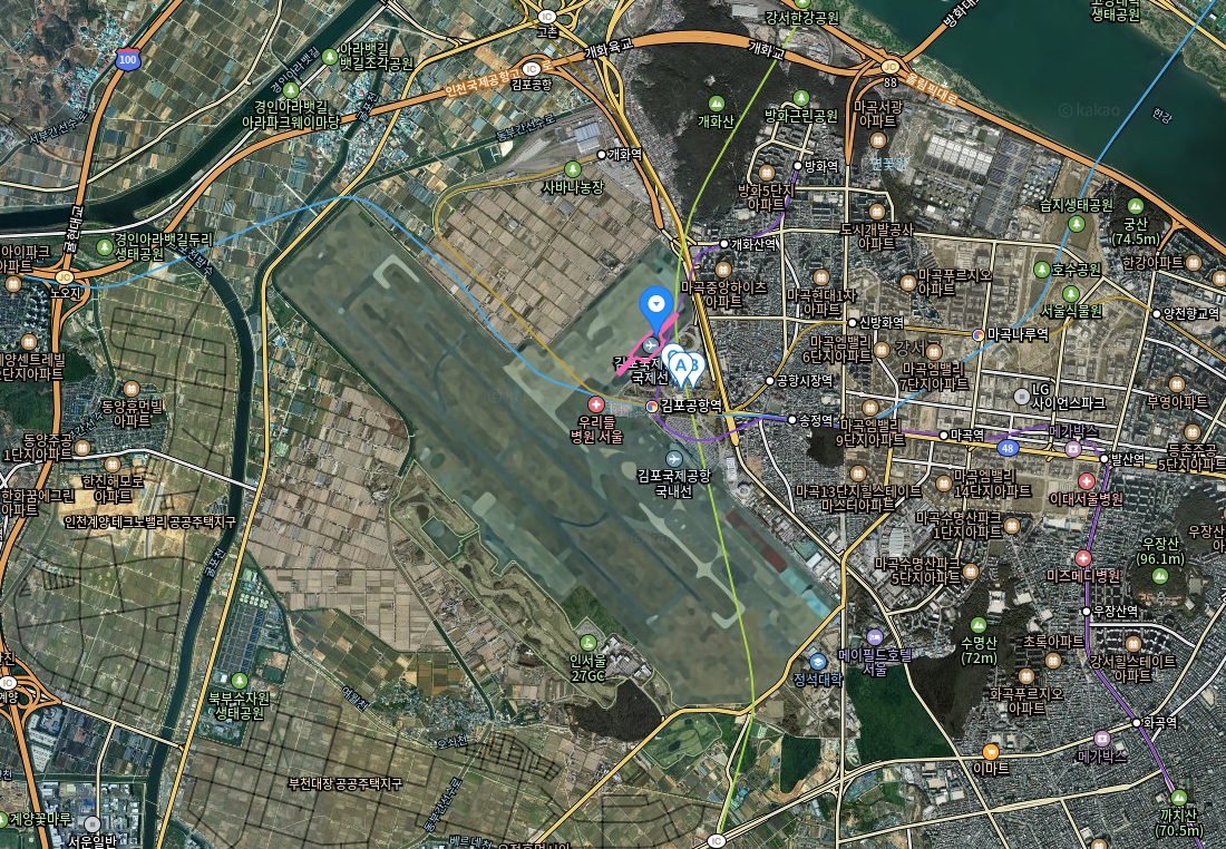 서울특별시-서해선-지하철역-노선지도