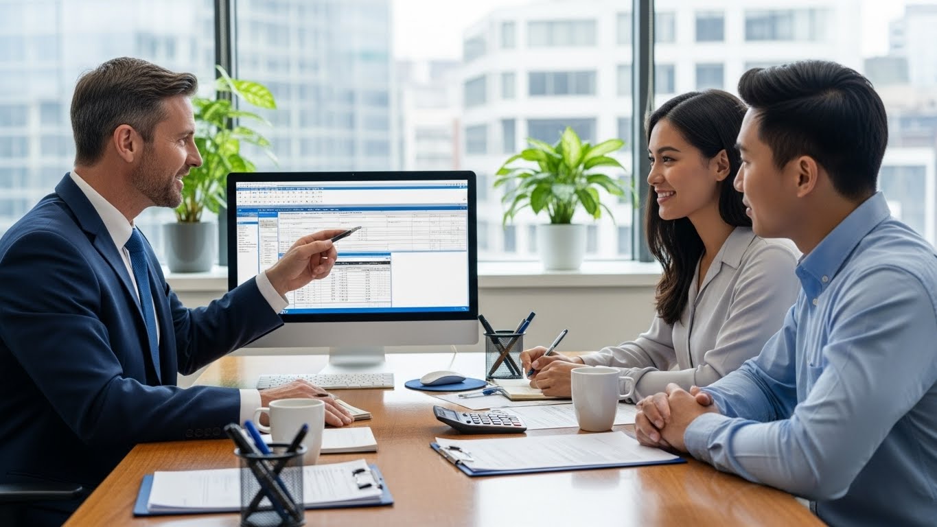 세무사 상담 장면