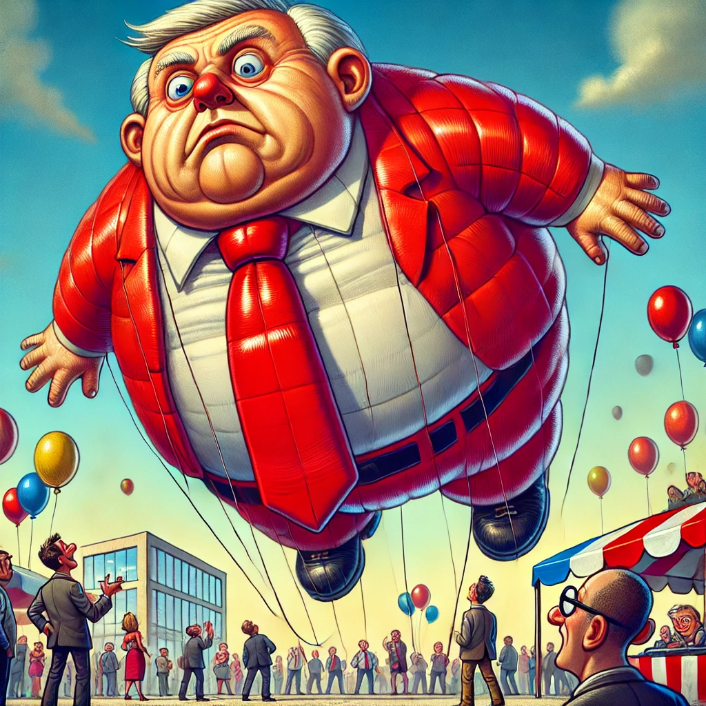 권위있는 트럼프 풍자