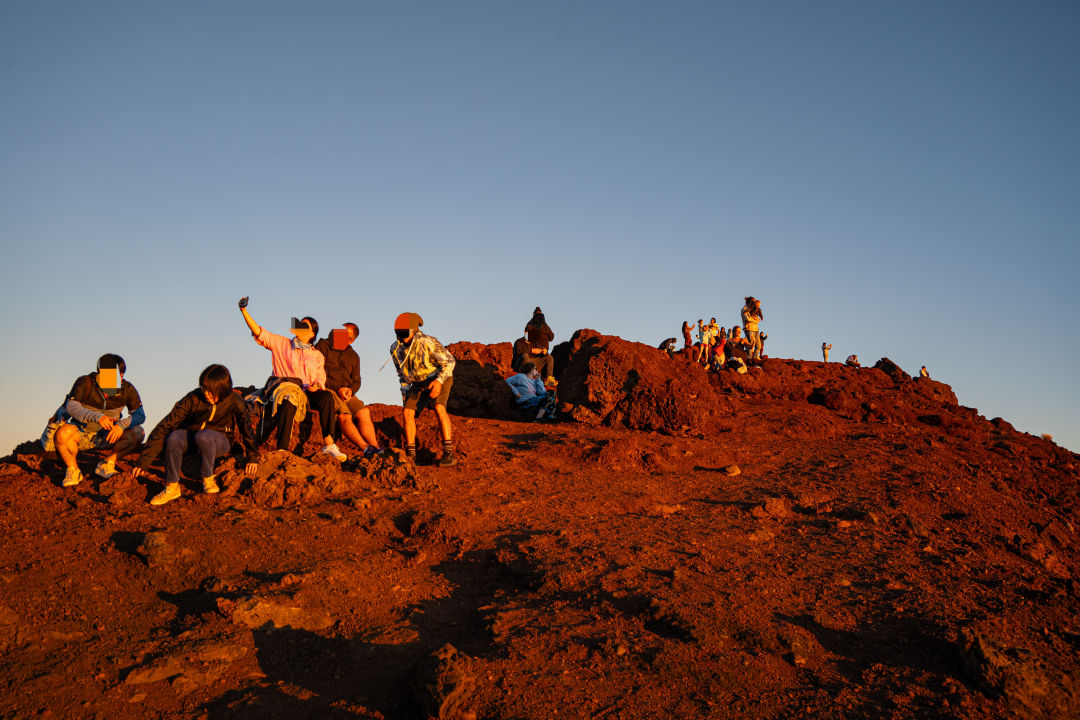 하와이 마우나케아 일몰