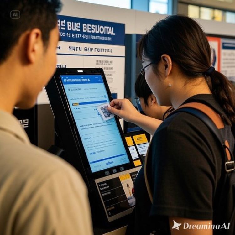 영화팬·가족·연인이 부산국제영화제 공식 홈페이지/현장매표소에서 티켓팅, 모바일티켓 확인하는 모습, 예매시간 알림 화면