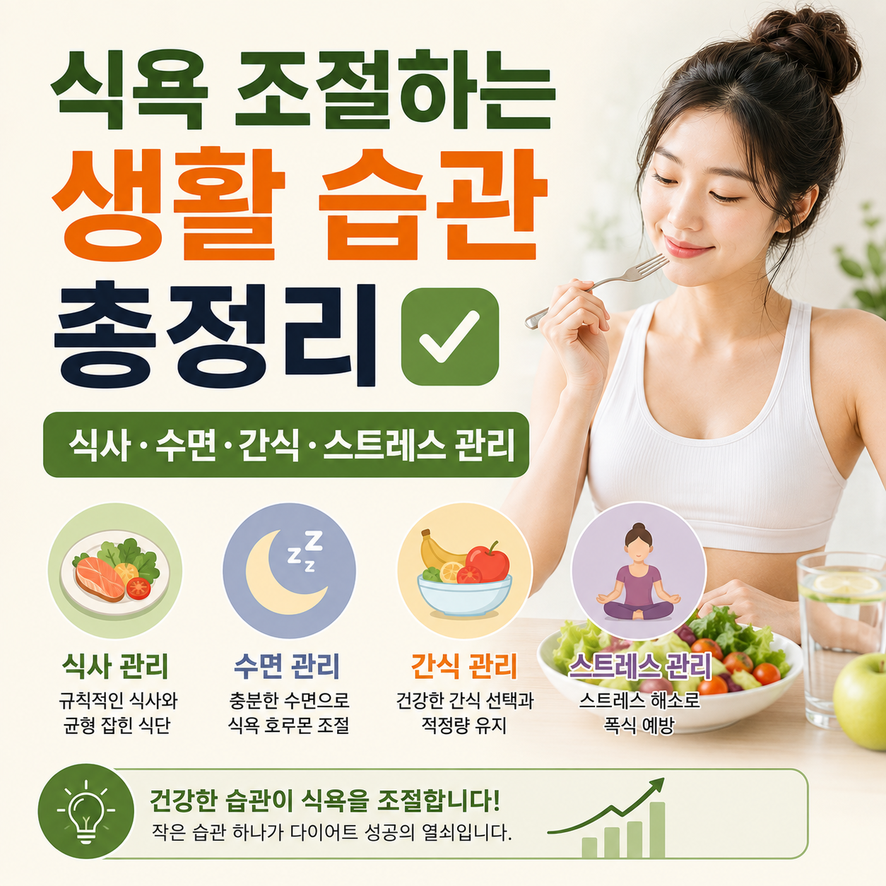 식욕 조절하는 생활 습관