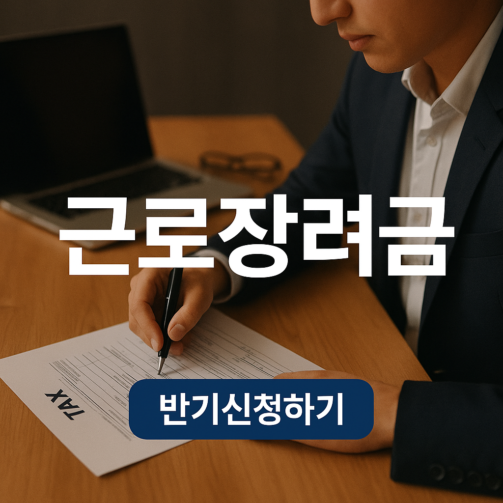 2025 근로장려금 반기신청 신청방법과 유의사항 총정리