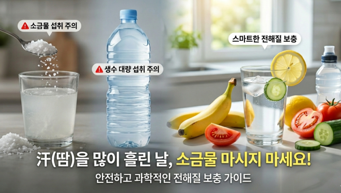 만성 탈수 막는 올바른 전해질 보충법