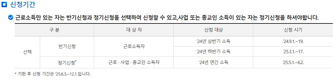 2025 근로장려금 신청방법 & 지급일 총정리