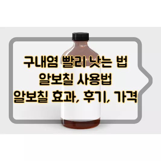 구내염-빨리-낫는-법-알보칠-사용법-알보칠-효과-후기-가격