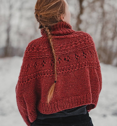 대바늘 뜨개옷 라넌큘러스