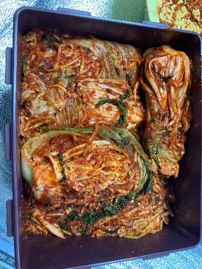 김장김치 준비사항