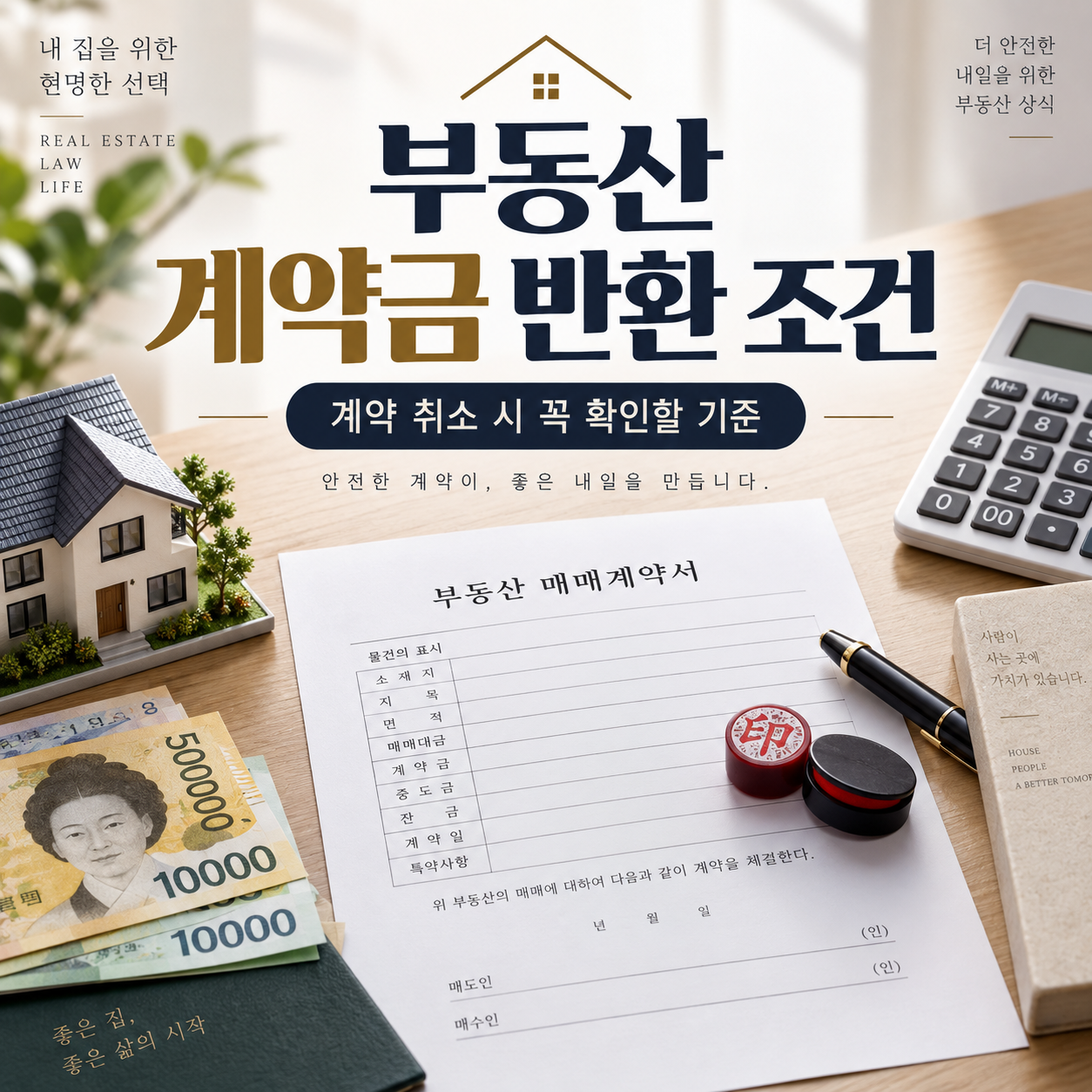 부동산 계약금 반환 조건