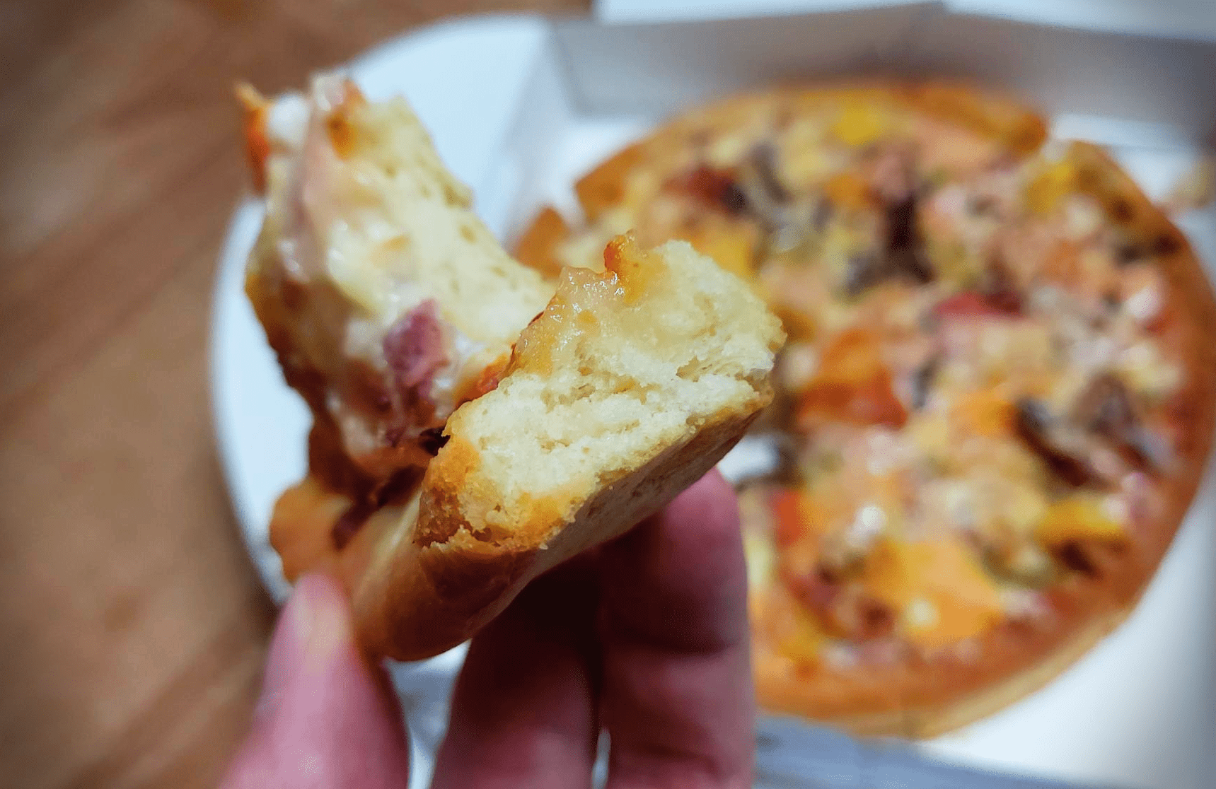 굽네 슈림프 시카고 딥디쉬 피자 도우 굽네 딥디쉬 도우