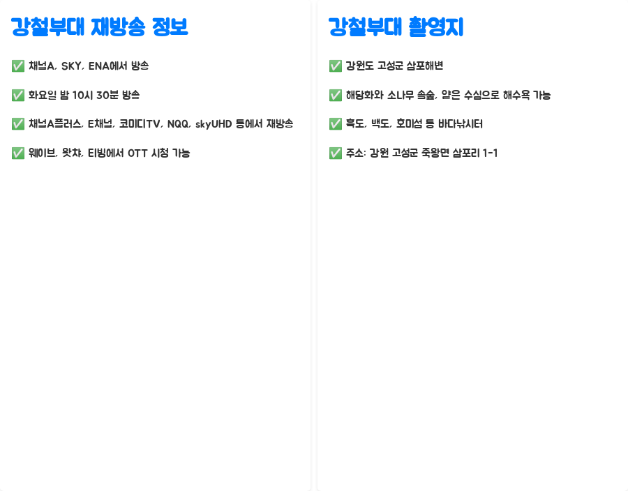 강철부대 재방송 어디서 봐요? 채널 시간표 총정리! 놓치지 마세요 - 강철부대 재방송 채널 번호 확인 강철부대 재방송 어디서 봐요? 채널 시간표 총정리! 놓치지 마세요 - 강철부대 재방송 채널 번호 확인