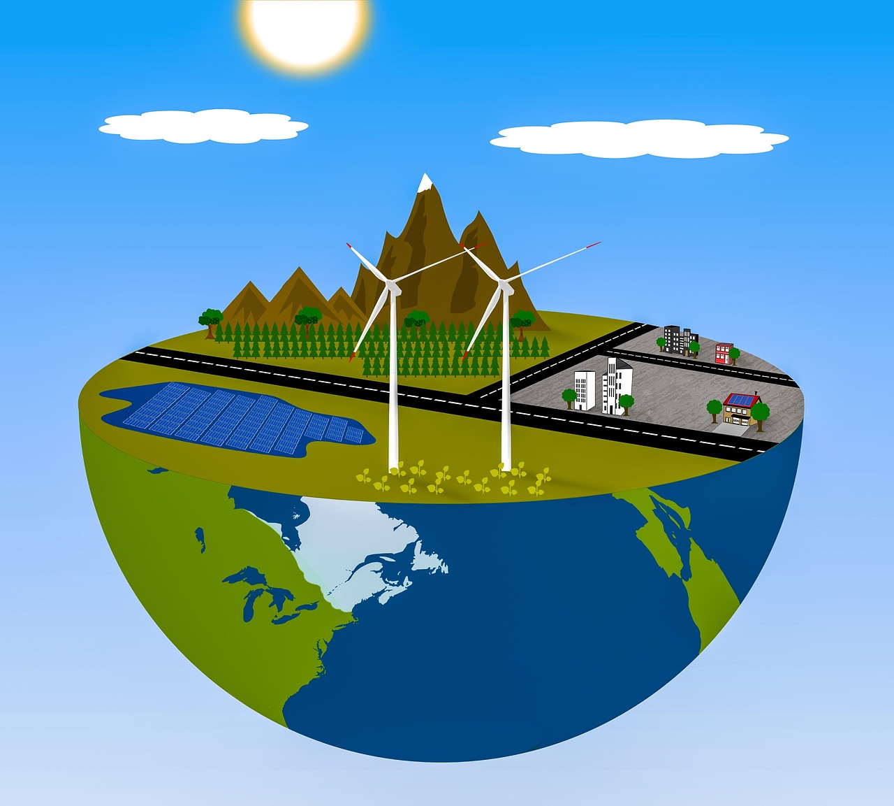 2026 태양광건물임대사업, 농촌과 도시 비교 관련 사진