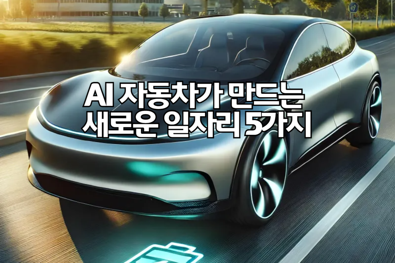 AI 자동차가 만드는 새로운 일자리 5가지