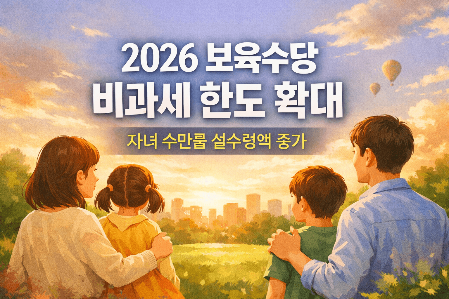 보육수당 비과세 한도 확대 총정리