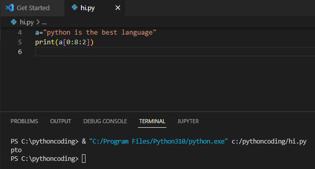 파이썬 슬라이싱2
