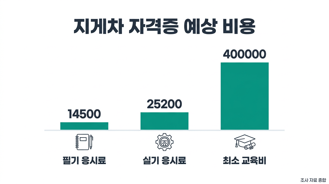 지게차 자격증 예상 비용
