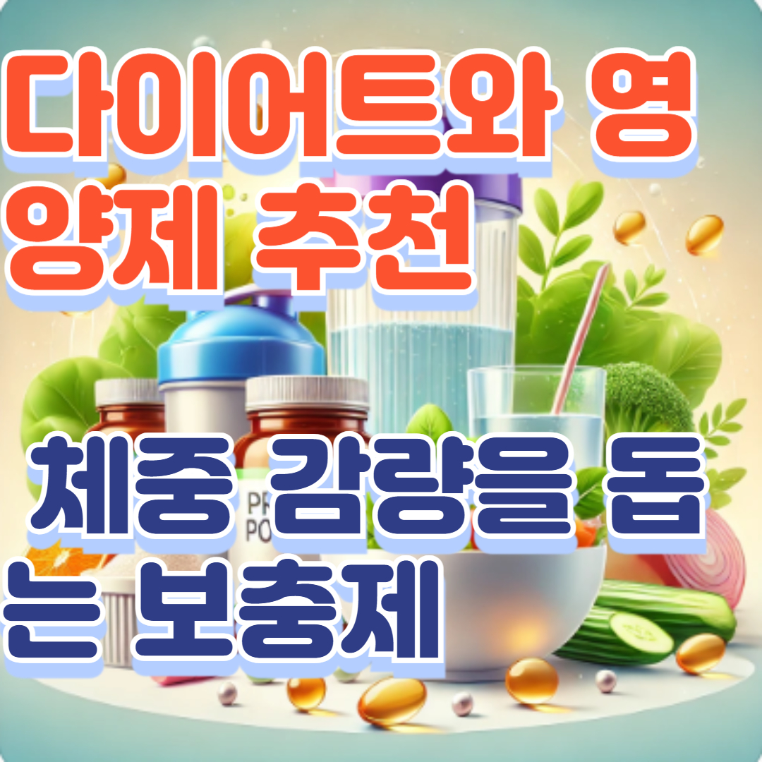 다이어트와 영양제 추천 ❘ 체중 감량을 돕는 보충제
